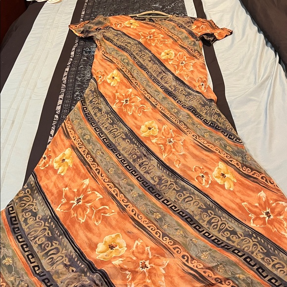 Liz Claiborne Earthy Floral Maxi Dress - Picture 2 of 12